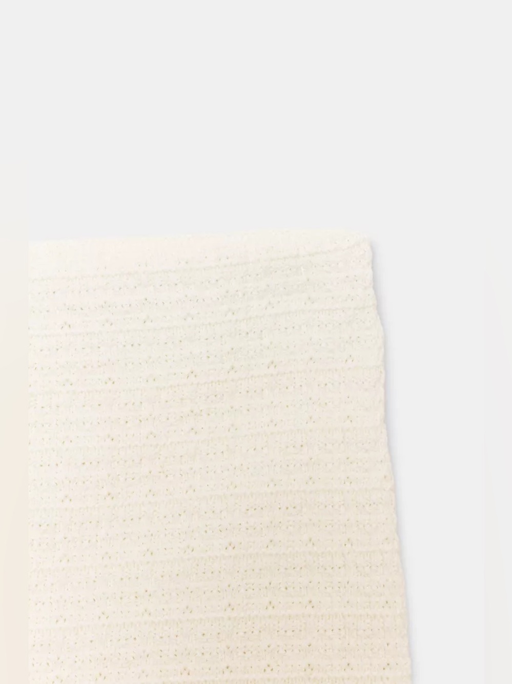 Zara Knit Ruffle Contrast Pleated Maxi Skirt - Picture 7 of 12